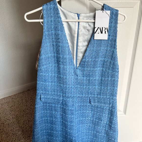 NWT Zara Short Textured Weave Jumpsuit and Jacket - Picture 5 of 5